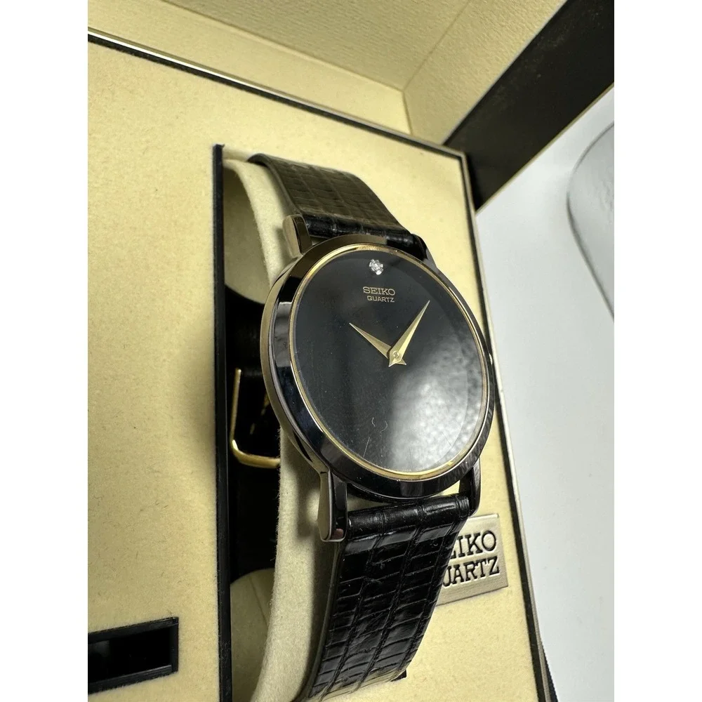 Seiko 5Y94-8029 New Battery Mens Watch 34MM 7.5